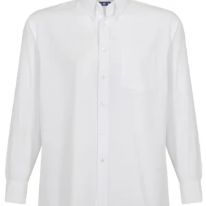 Camisa Texora Oxford Classic Manga Larga Blanca