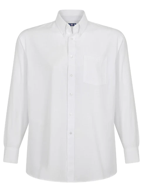 Camisa Texora Oxford Classic Manga Larga Blanca