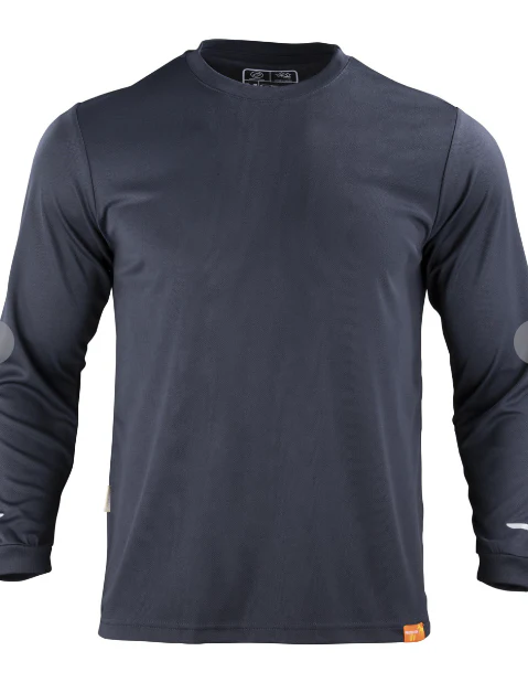 Polera Texora Dryfresh Hombre Manga Larga Azul Marino