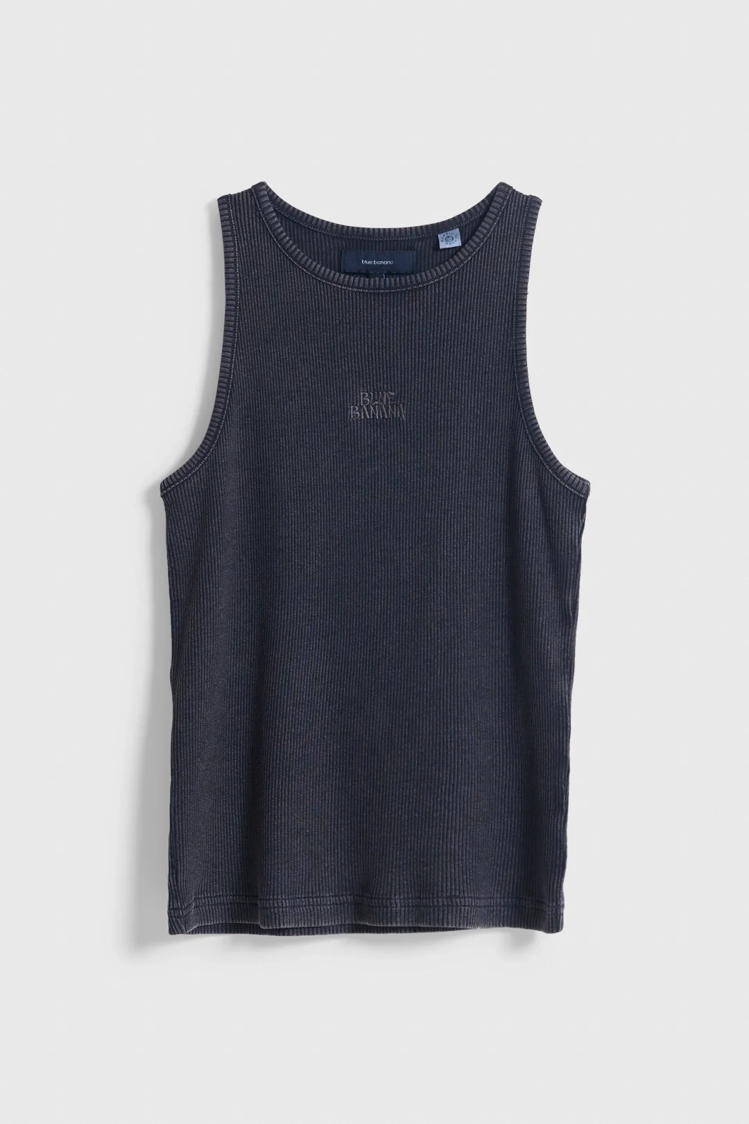 TOP TANK MUJER LOGO ANTRACITA