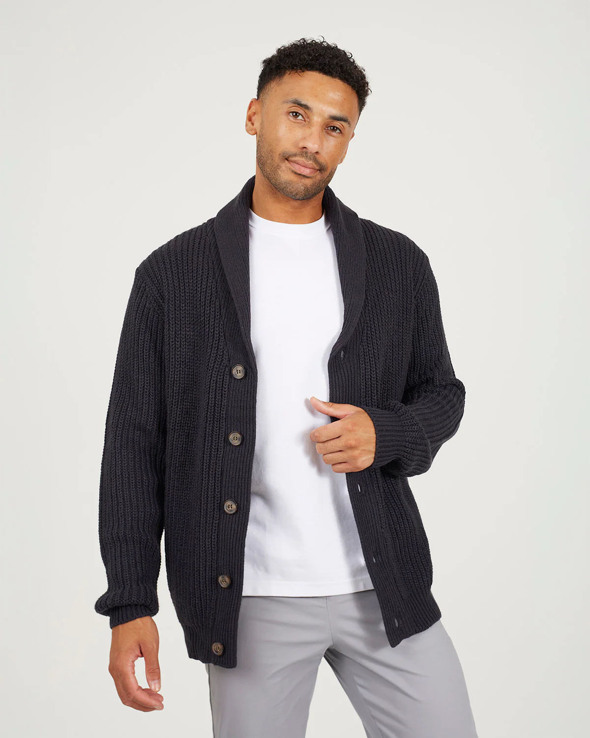 Chaqueta de punto Akramc Navy