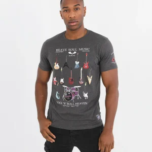 Camiseta Drum Charcoal