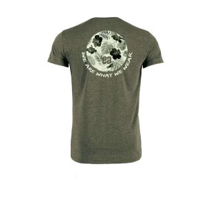 Camiseta caqui Flowerbone