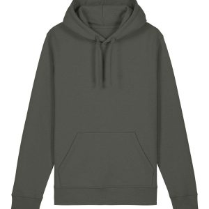 Sudadera con capucha básica caqui