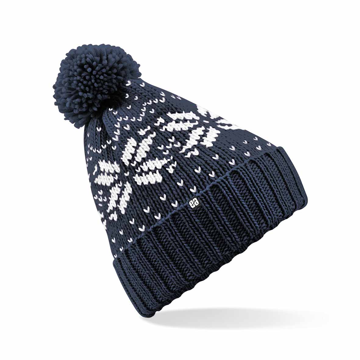 Gorro con pompon para invierno