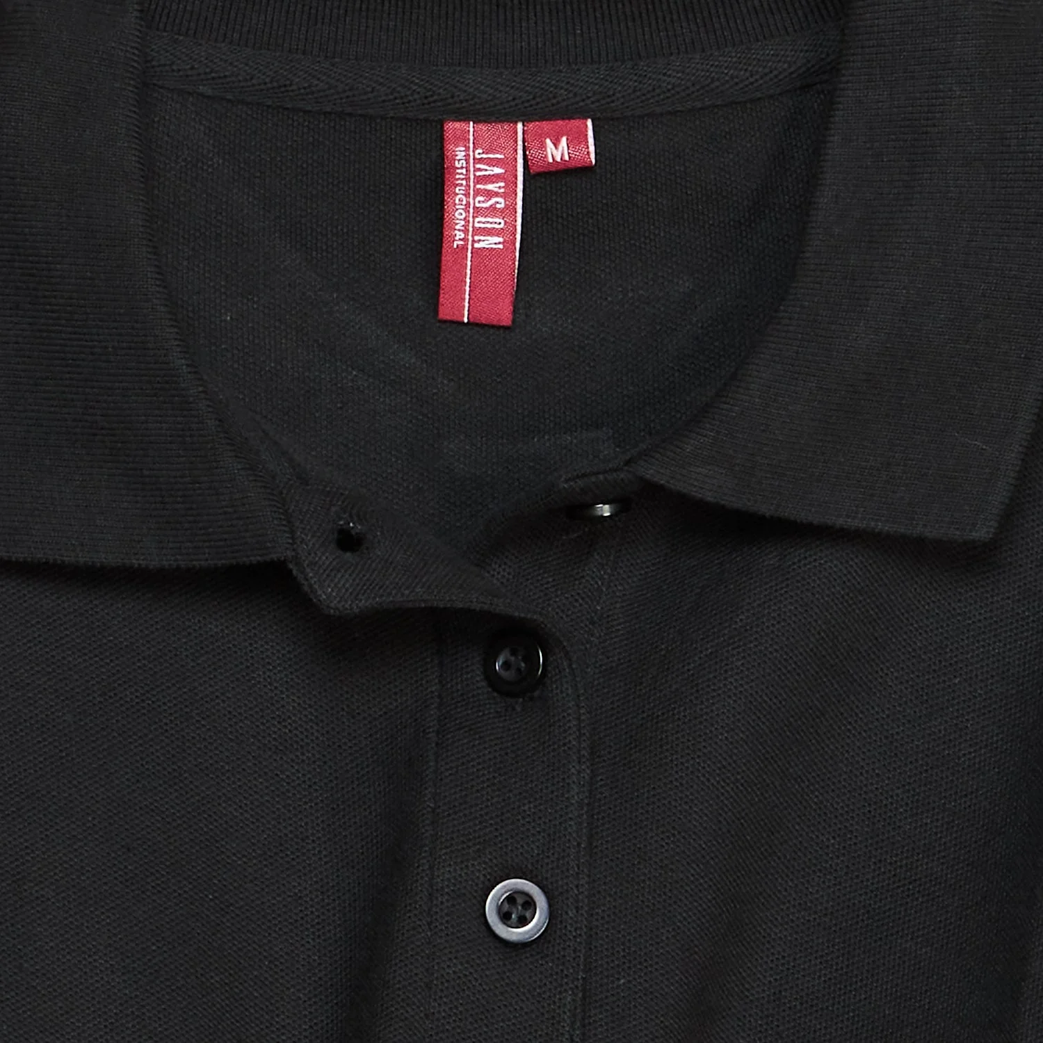 Polera Jayson Pique Manga Corta 80/20 Mujer Negra - Imagen 5