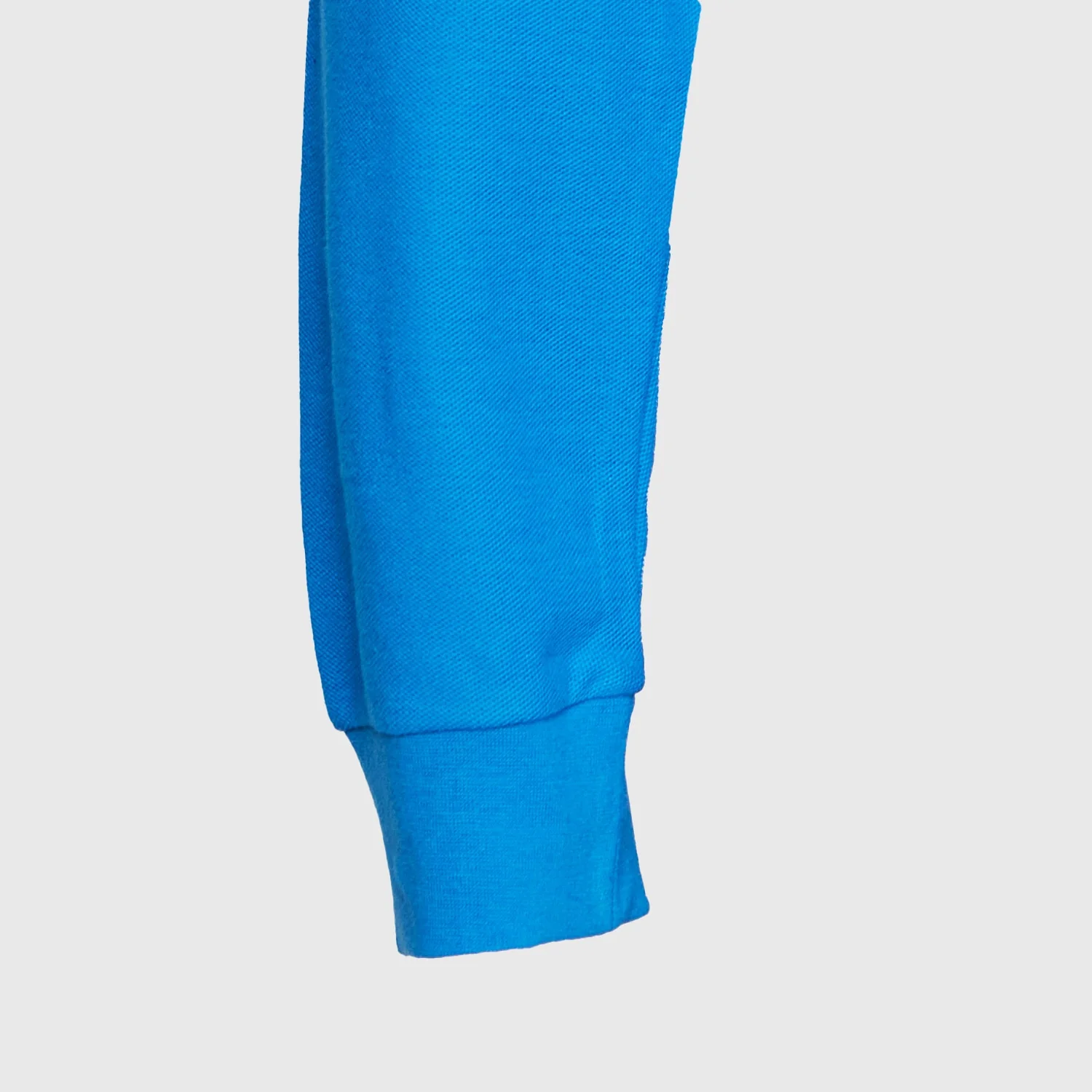 Polera Jayson Pique Manga Larga 80/20 Azul Rey - Imagen 6