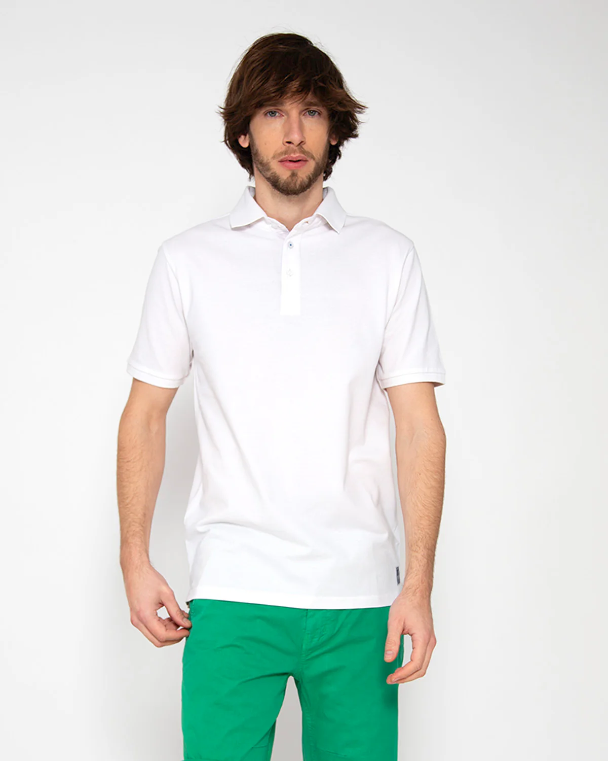 Polo Liso White