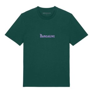 Camiseta Vidrieras goticas verde