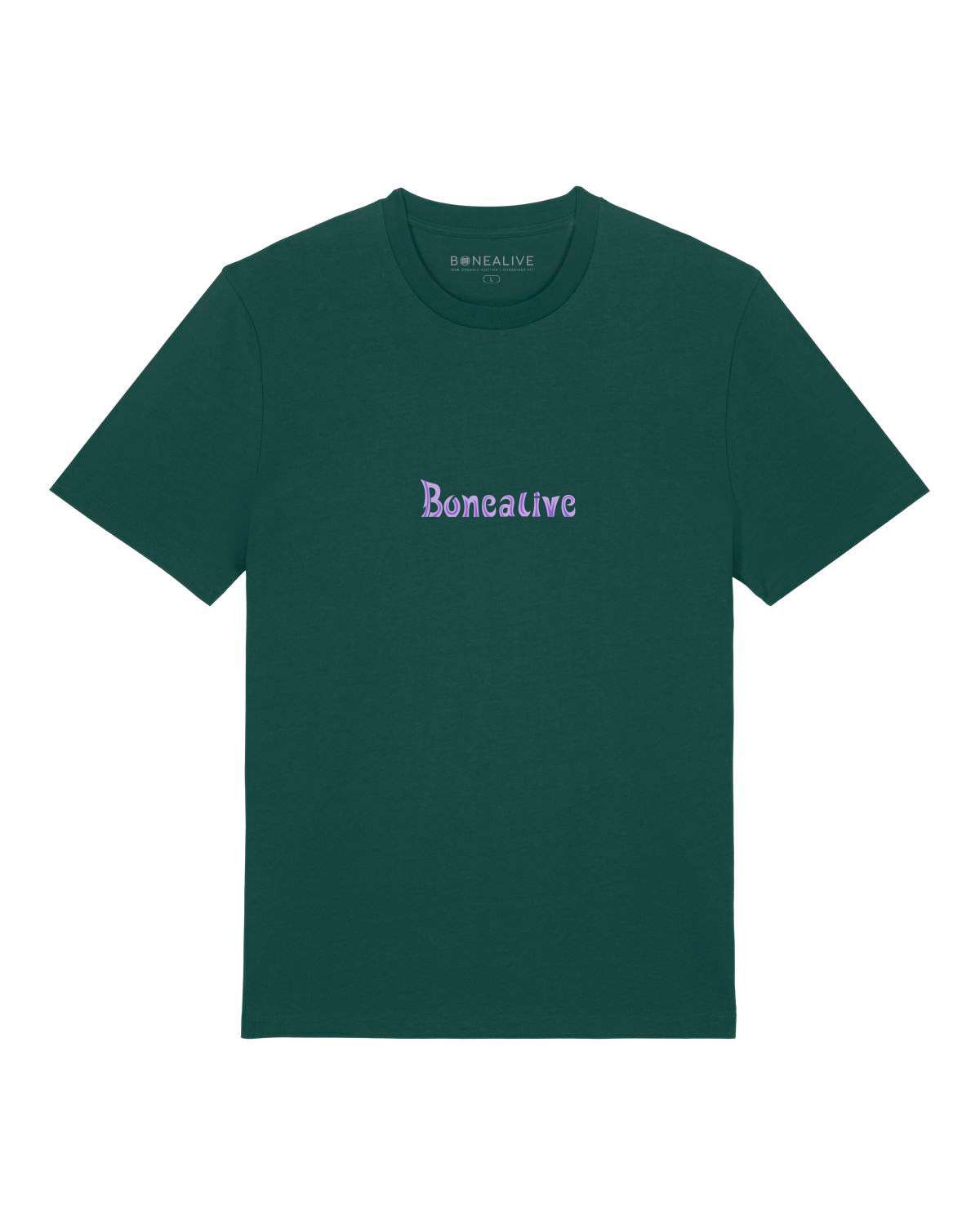Camiseta Vidrieras goticas verde